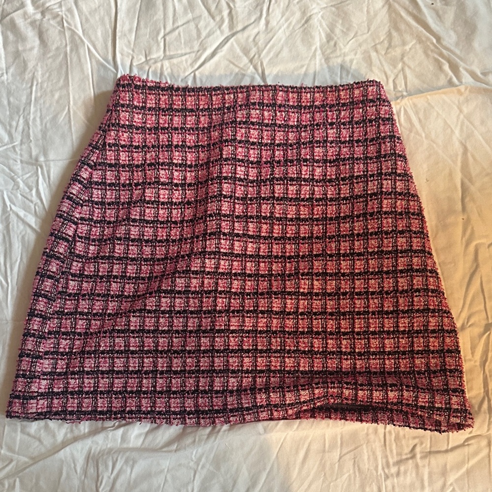 Urban outfitters women’s Pink and Black Checkered Women's Skirt